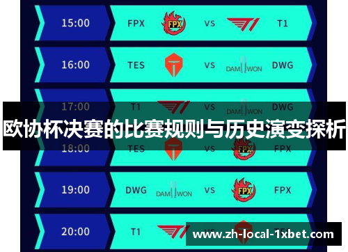 欧协杯决赛的比赛规则与历史演变探析